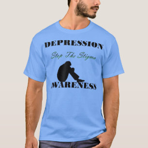 Camiseta Conciencia sobre la depresión: alto al 'estigma-sa