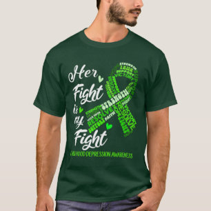 Camiseta Conciencia sobre la depresión infantil Su lucha es