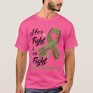 Camiseta Conciencia sobre la depresión infantil Su lucha es
