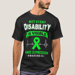 Camiseta Conciencia sobre la depresión maníaca No todas las