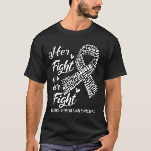 Camiseta Conciencia sobre la depresión posparto Su lucha es