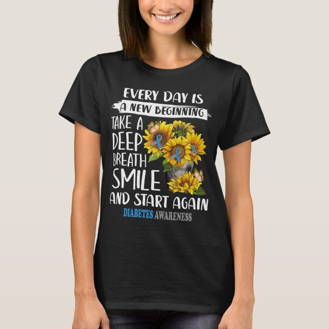 Camiseta conciencia sobre la diabetes (Anverso)