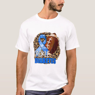 Camiseta Conciencia sobre la diabetes azul