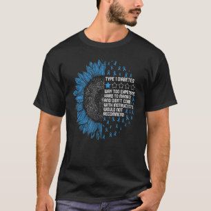 Camiseta Conciencia sobre la diabetes Guerrero del T1d Insu