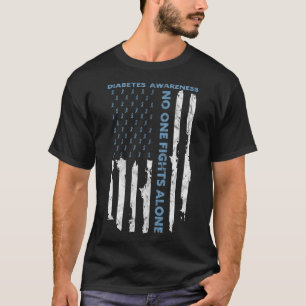 Camiseta Conciencia sobre la diabetes Mes Guerrero de la Ba
