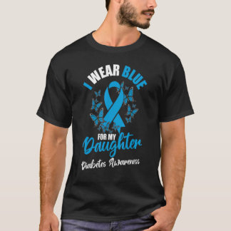 Camiseta Conciencia sobre la diabetes Noviembre Llevo Azul 