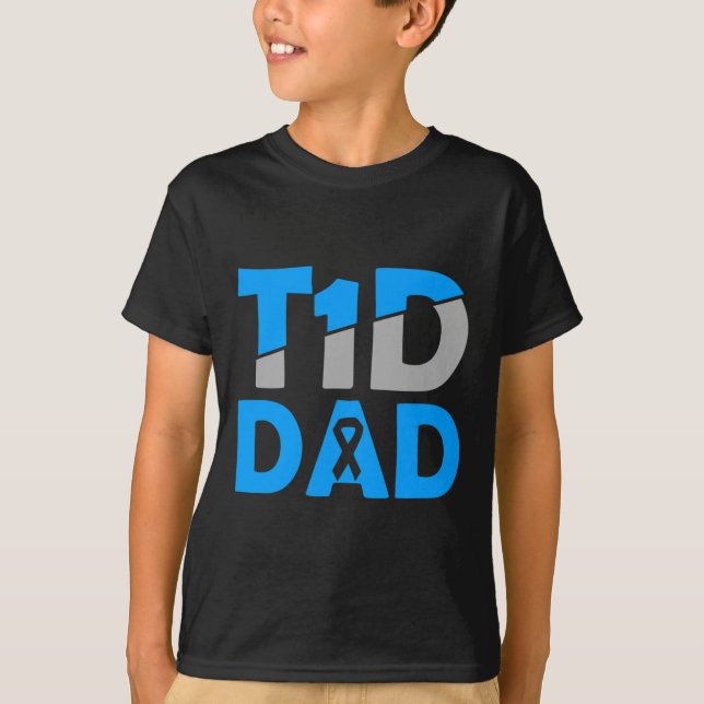Camiseta Conciencia sobre la diabetes tipo 1 - Diabetic T1D (Anverso)
