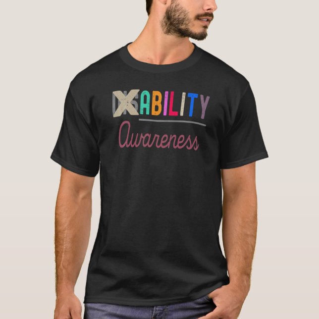 Camiseta Conciencia sobre la discapacidad (Anverso)