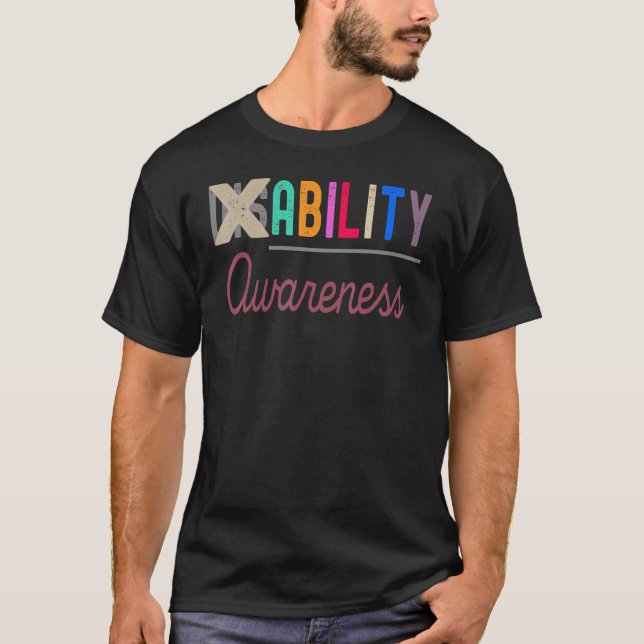 Camiseta Conciencia sobre la discapacidad (Anverso)