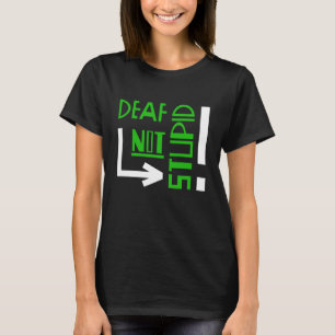 Camiseta Conciencia sobre la discapacidad sorda