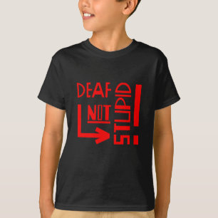 Camiseta Conciencia sobre la discapacidad sorda