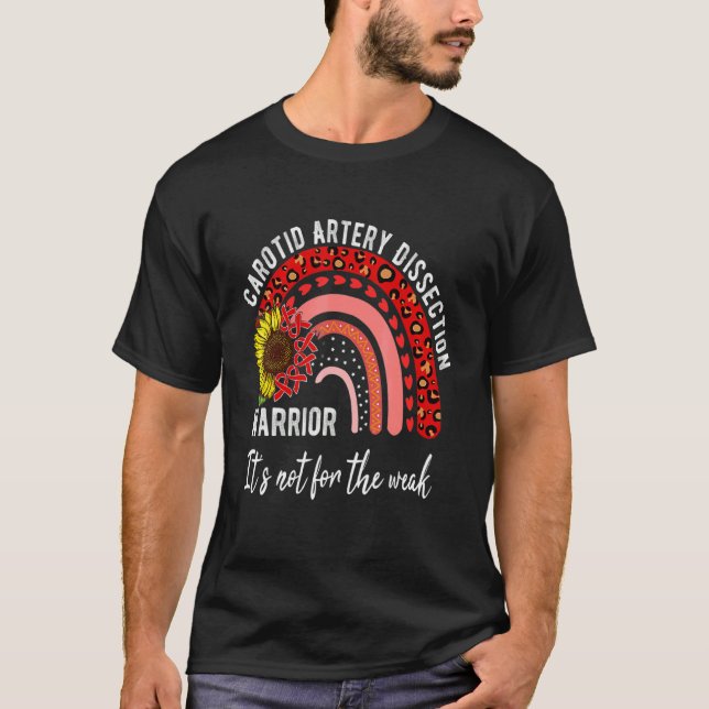 Camiseta Conciencia sobre la disección de la arteria caróti (Anverso)