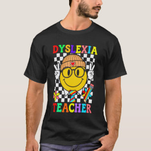 Camiseta Conciencia sobre la Dislexia Profesor Especialista
