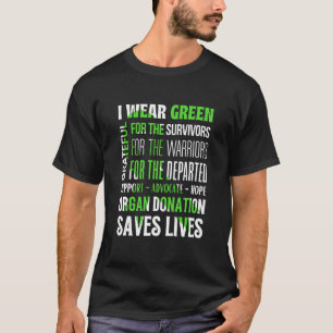 Camiseta Conciencia sobre la donación de órganos