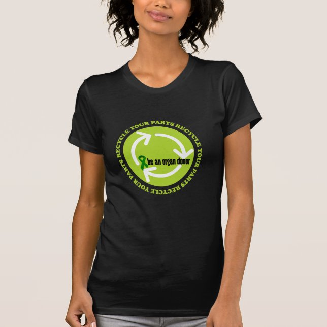 Camiseta Conciencia sobre la donación de órganos (Anverso)