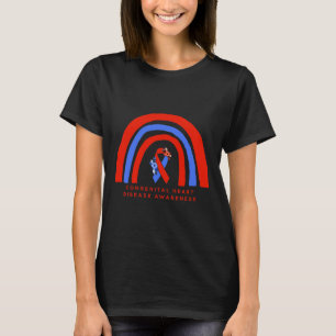 Camiseta Conciencia sobre la enfermedad cardíaca congénita