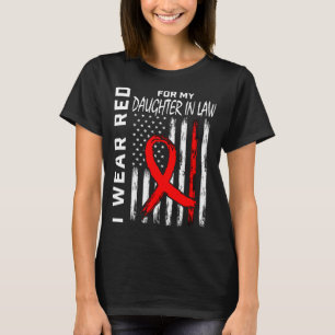 Camiseta Conciencia sobre la enfermedad cardíaca de la nuer