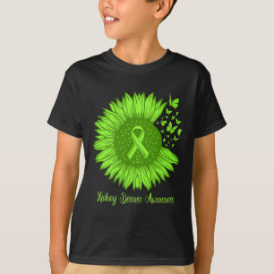 Camiseta Conciencia sobre la enfermedad Cinta verde de la m