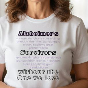 Camiseta Conciencia sobre la enfermedad de Alzheimer Superv