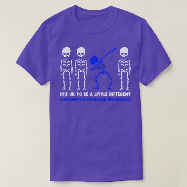 Camiseta Conciencia sobre la enfermedad de Huntingtons Está (Diseño del anverso)