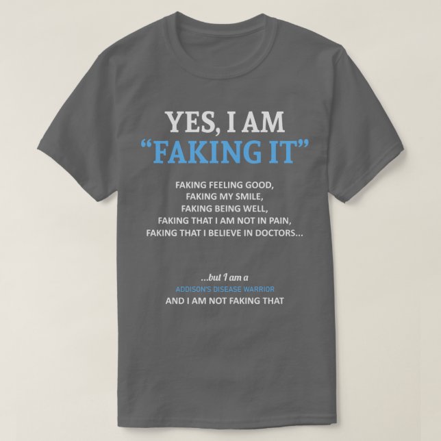 Camiseta Conciencia sobre la enfermedad de los aditivos Lo  (Diseño del anverso)