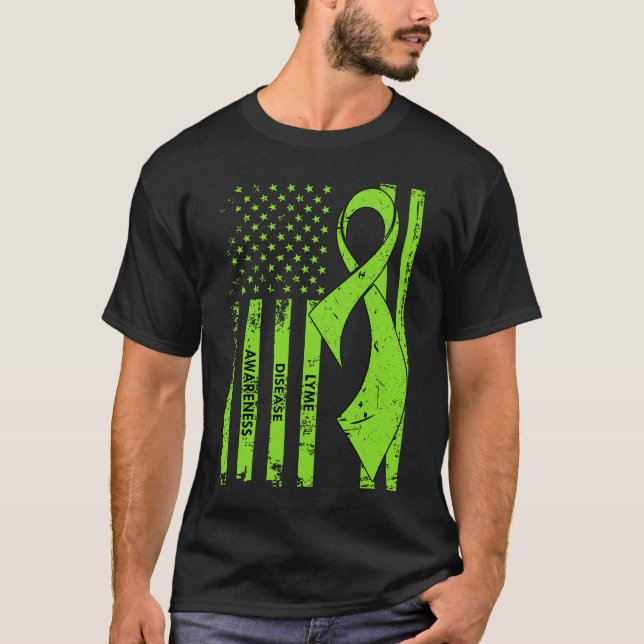 Camiseta Conciencia sobre la enfermedad de Lyme (Anverso)