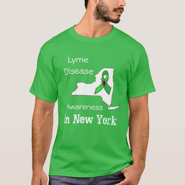 Camiseta Conciencia sobre la enfermedad de Lyme en la camis (Anverso)