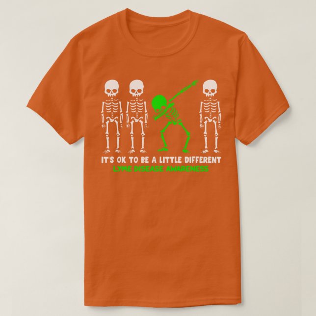 Camiseta Conciencia sobre la enfermedad de Lyme Es Bueno Se (Diseño del anverso)