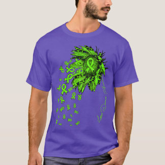 Camiseta Conciencia sobre la enfermedad de Lyme Flores de c