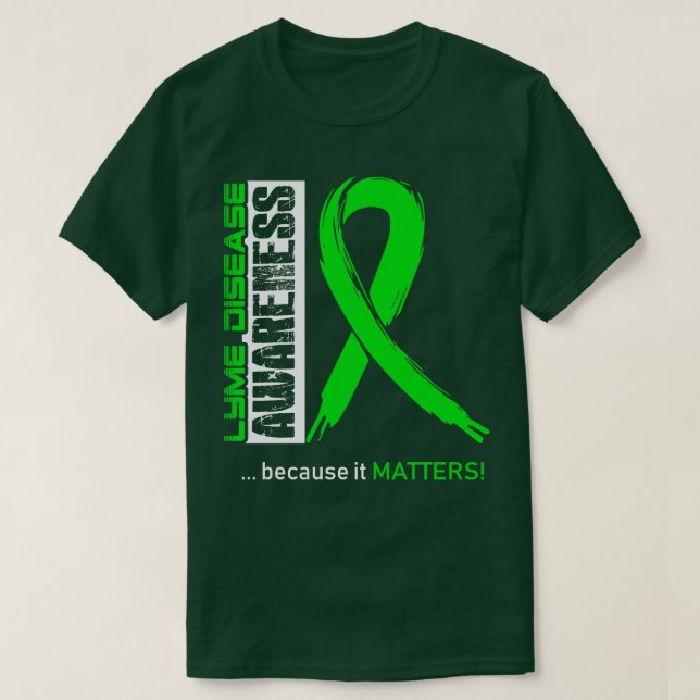 Camiseta Conciencia sobre la enfermedad de Lyme, Porque Imp (Diseño del anverso)