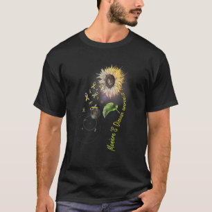 Camiseta Conciencia sobre la enfermedad de Meniere Girasol 