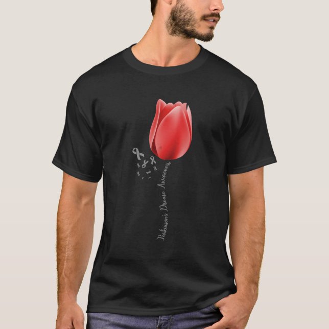 Camiseta Conciencia sobre la enfermedad de Parkinson Tulip  (Anverso)