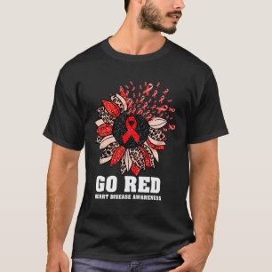 Camiseta Conciencia sobre la enfermedad del corazón rojo Me