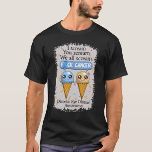 Camiseta Conciencia sobre la enfermedad ocular diabética Cr