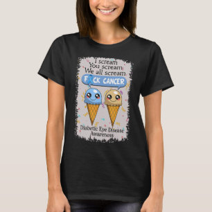 Camiseta Conciencia sobre la enfermedad ocular diabética Cr