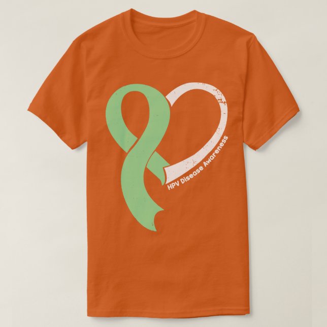 Camiseta Conciencia sobre la enfermedad por VPH Esperanza A (Diseño del anverso)