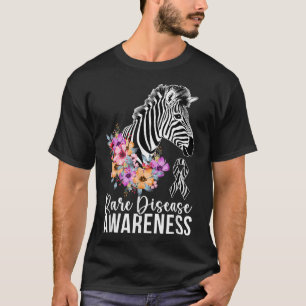 Camiseta Conciencia sobre la enfermedad rara Cebra Raras En