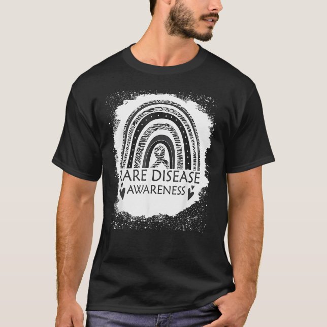 Camiseta Conciencia sobre la enfermedad rara Cinta cebra ar (Anverso)