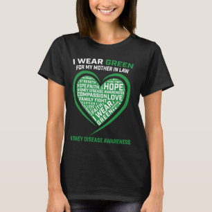 Camiseta Conciencia sobre la enfermedad renal de la suegra