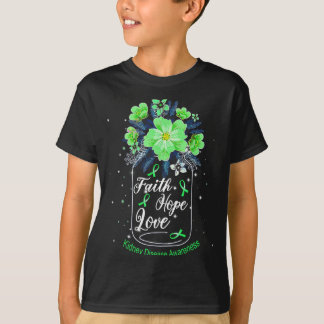 Camiseta Conciencia sobre la enfermedad renal Fe Esperanza