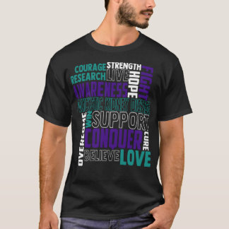 Camiseta Conciencia sobre la enfermedad renal poliquística