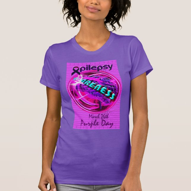 Camiseta Conciencia sobre la epilepsia (Anverso)
