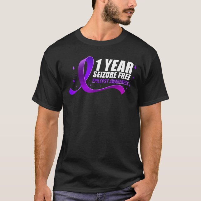 Camiseta Conciencia sobre la epilepsia 1 año Convulsión de  (Anverso)