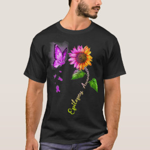Camiseta Conciencia sobre la epilepsia de la epilepsia del 