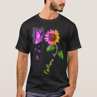 Camiseta Conciencia sobre la epilepsia de la epilepsia del 