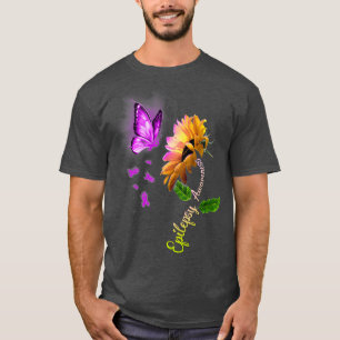 Camiseta Conciencia sobre la epilepsia de la epilepsia del 