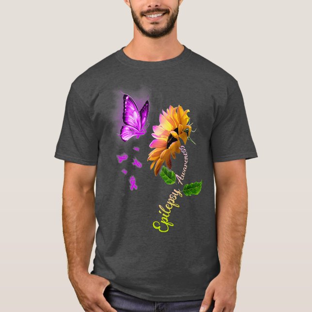Camiseta Conciencia sobre la epilepsia de la epilepsia del  (Anverso)