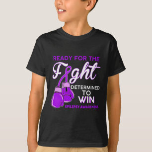 Camiseta Conciencia sobre la epilepsia de la lucha mariposa