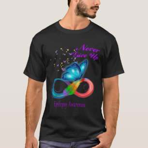 Camiseta Conciencia sobre la epilepsia de la mariposa