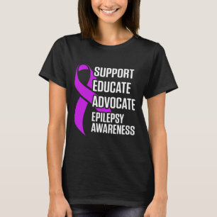 Camiseta Conciencia sobre la epilepsia educa al guerrero ep